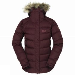 Jack Wolfskin Womens Terrenceville Insulated Jacket Dark Berry